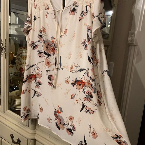 FINAL PRICE! Umgee women’s Boho Smocked A-Line Swing Dress L - Picture 2 of 5